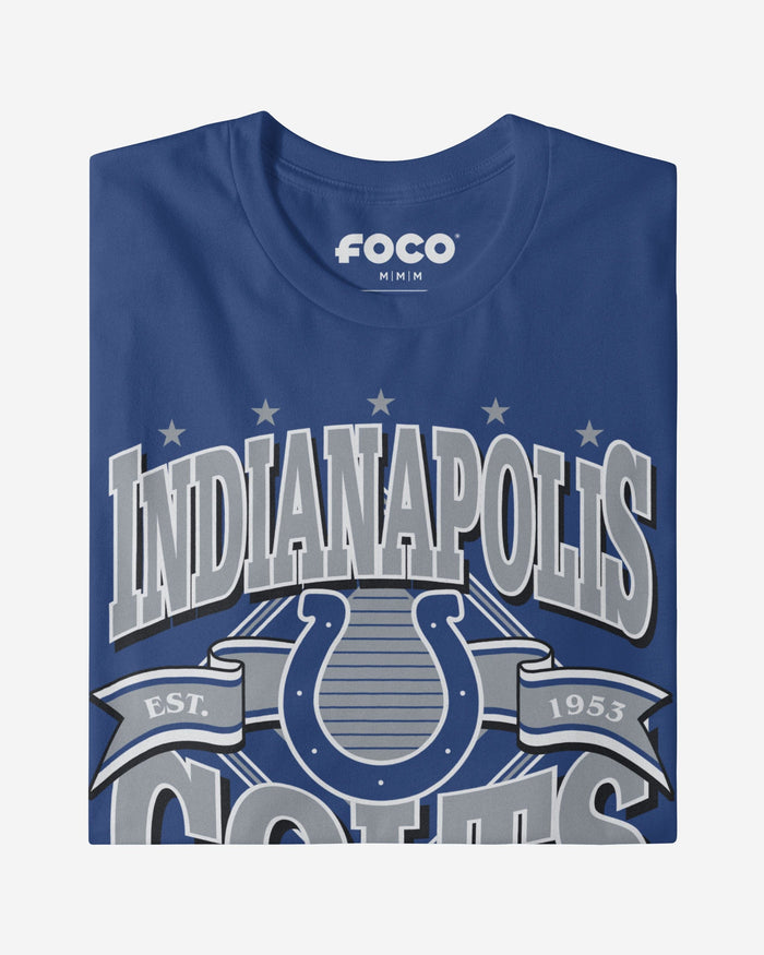 Indianapolis Colts Established Banner T-Shirt FOCO - FOCO.com