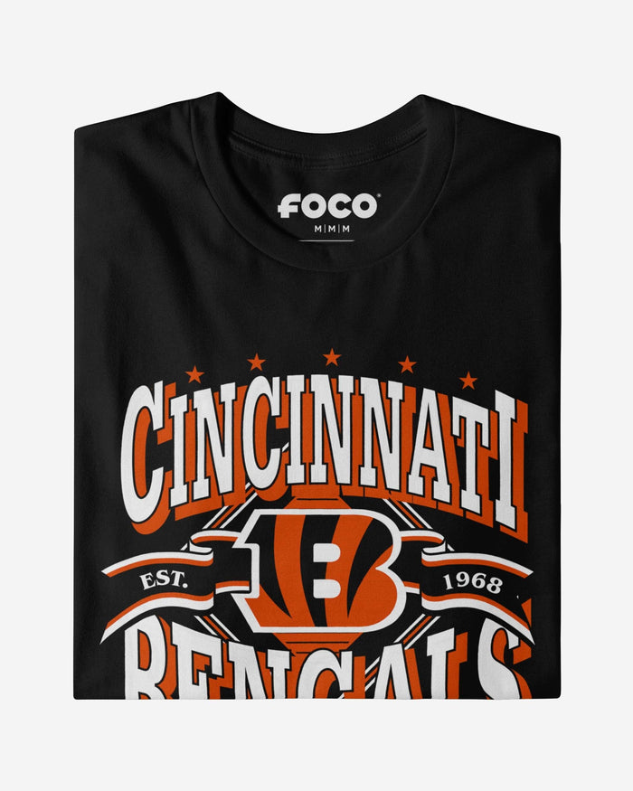 Cincinnati Bengals Established Banner T-Shirt FOCO - FOCO.com