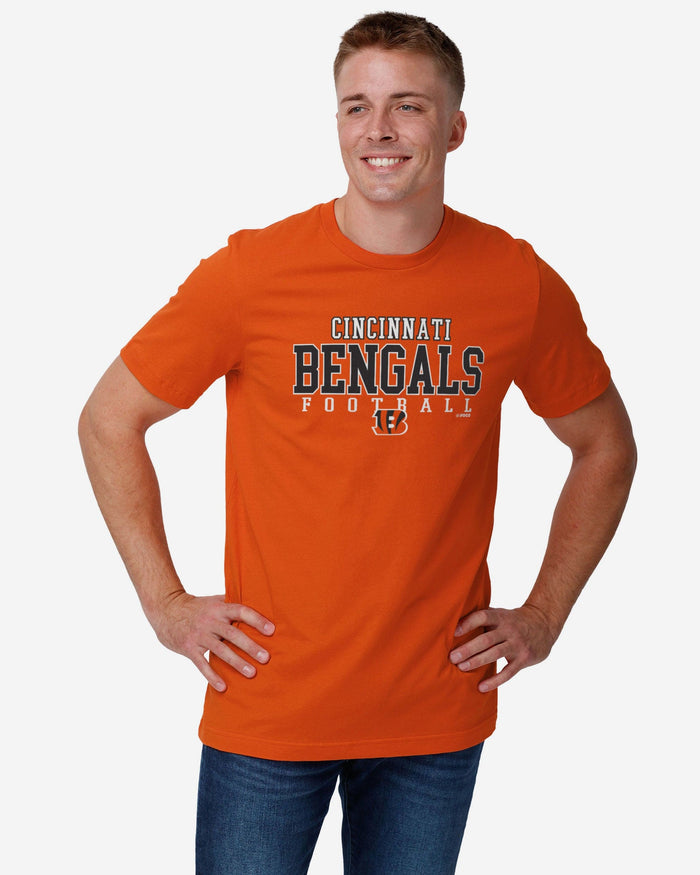 Cincinnati Bengals Football Wordmark T-Shirt FOCO - FOCO.com