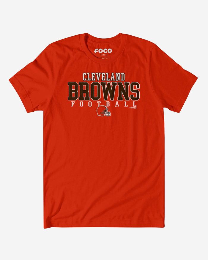 Cleveland Browns Football Wordmark T-Shirt FOCO S - FOCO.com