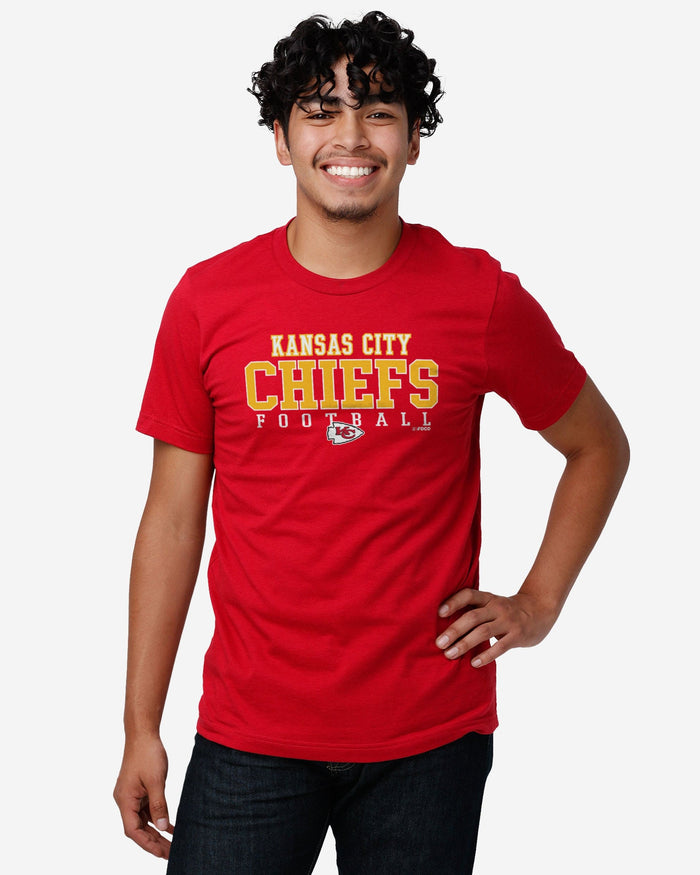 Kansas City Chiefs Football Wordmark T-Shirt FOCO - FOCO.com