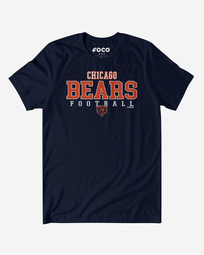 Chicago Bears Football Wordmark T-Shirt FOCO S - FOCO.com