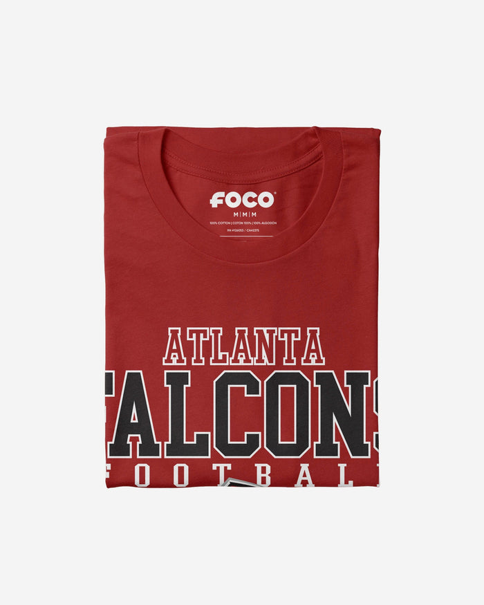 Atlanta Falcons Football Wordmark T-Shirt FOCO - FOCO.com