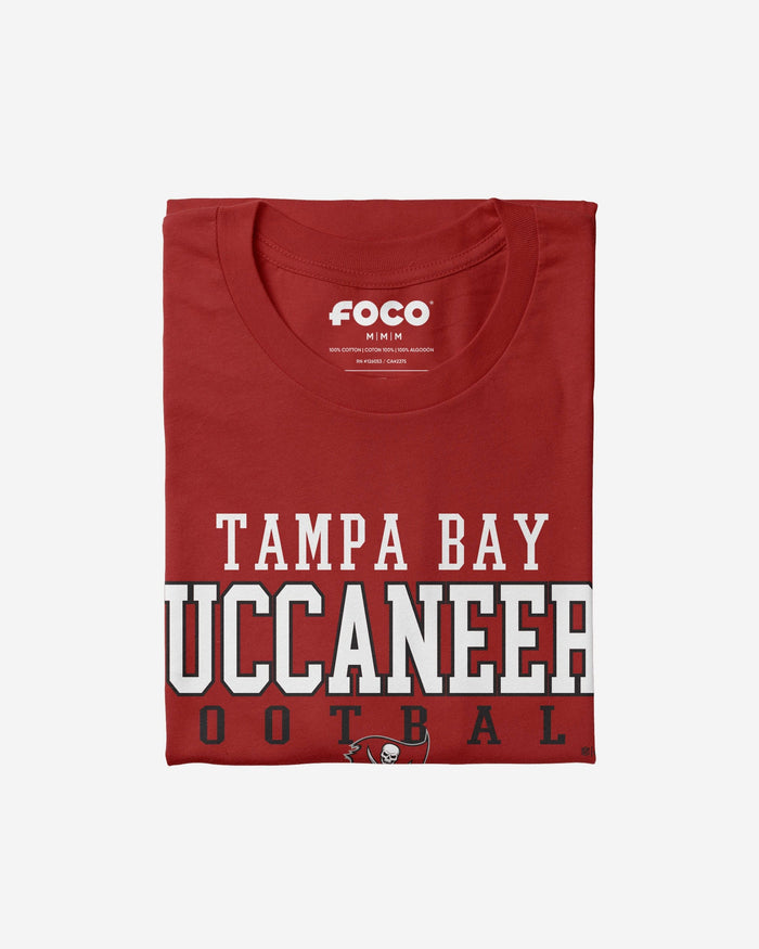 Tampa Bay Buccaneers Football Wordmark T-Shirt FOCO - FOCO.com