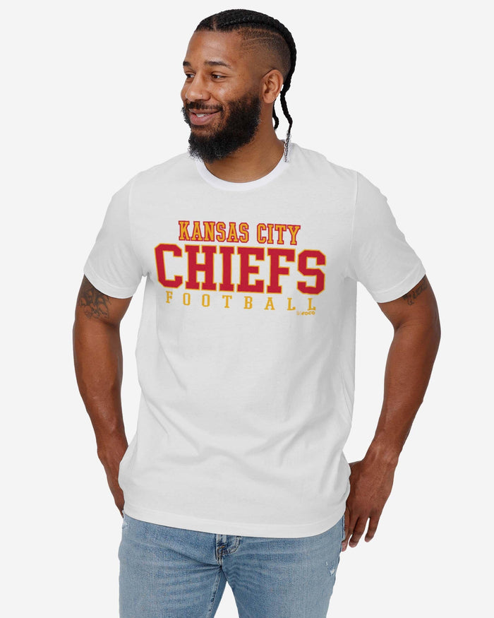 Kansas City Chiefs Football Wordmark T-Shirt FOCO - FOCO.com