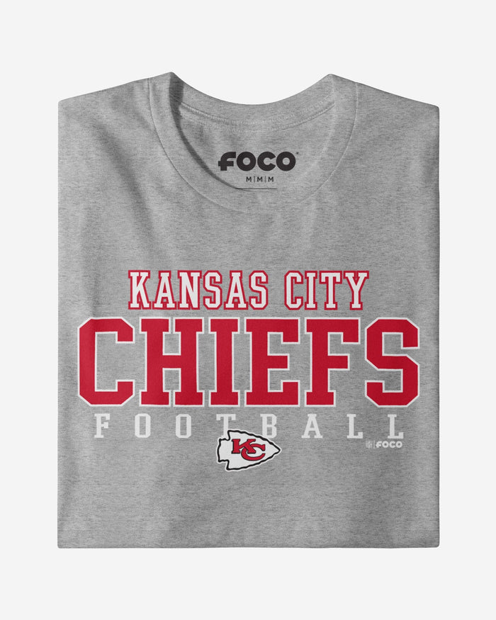 Kansas City Chiefs Football Wordmark T-Shirt FOCO - FOCO.com