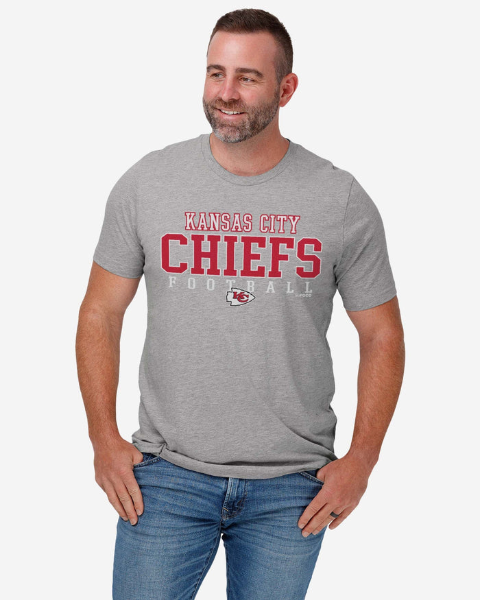 Kansas City Chiefs Football Wordmark T-Shirt FOCO - FOCO.com