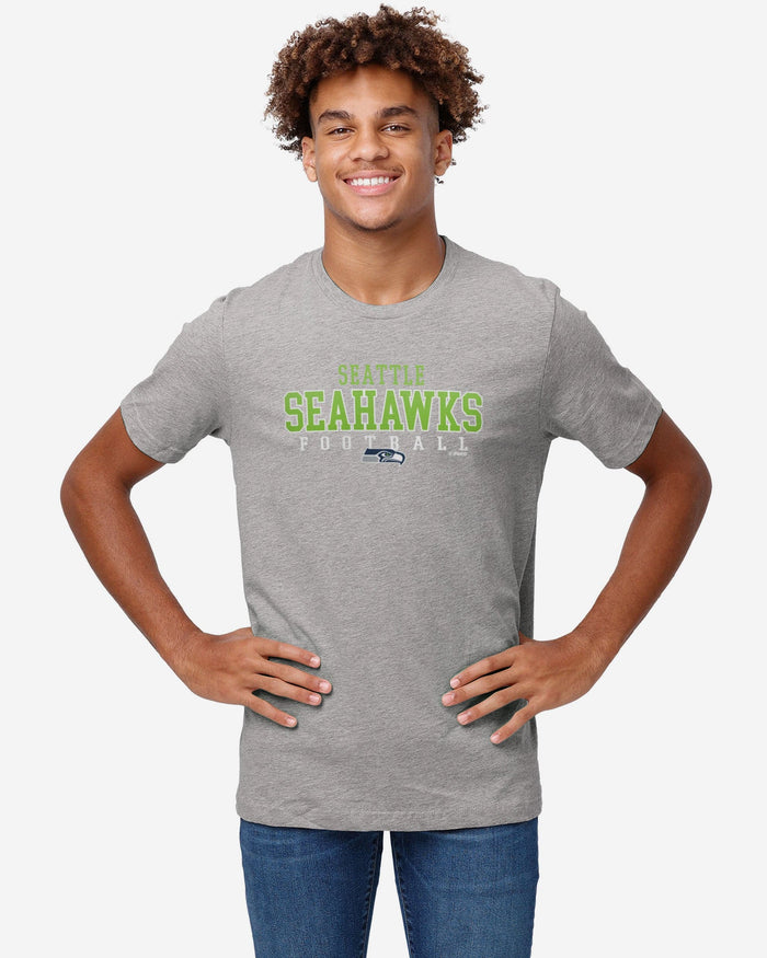 Seattle Seahawks Football Wordmark T-Shirt FOCO - FOCO.com