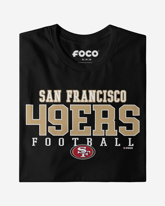 San Francisco 49ers Football Wordmark T-Shirt FOCO - FOCO.com