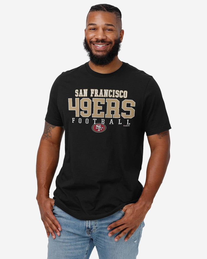 San Francisco 49ers Football Wordmark T-Shirt FOCO - FOCO.com