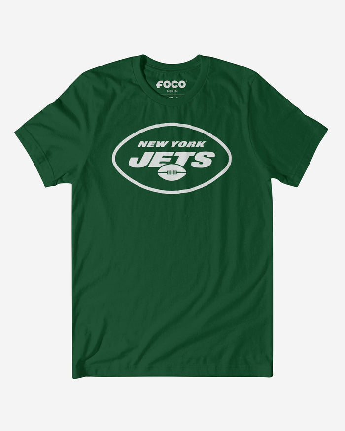 New York Jets 2019 Retro Logo T-Shirt FOCO Evergreen S - FOCO.com