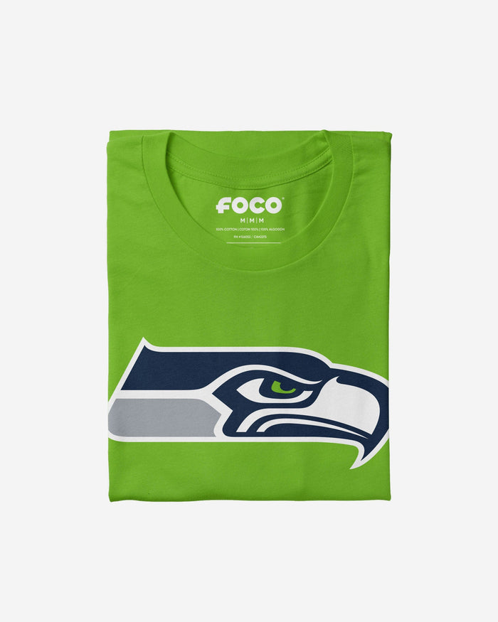 Seattle Seahawks Primary Logo T-Shirt FOCO - FOCO.com