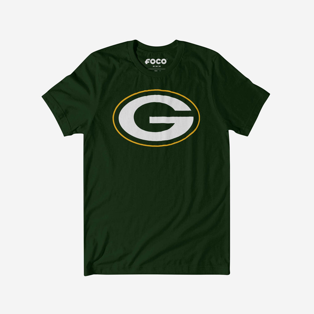 Green Bay Packers Primary Logo T-Shirt FOCO Forest S - FOCO.com