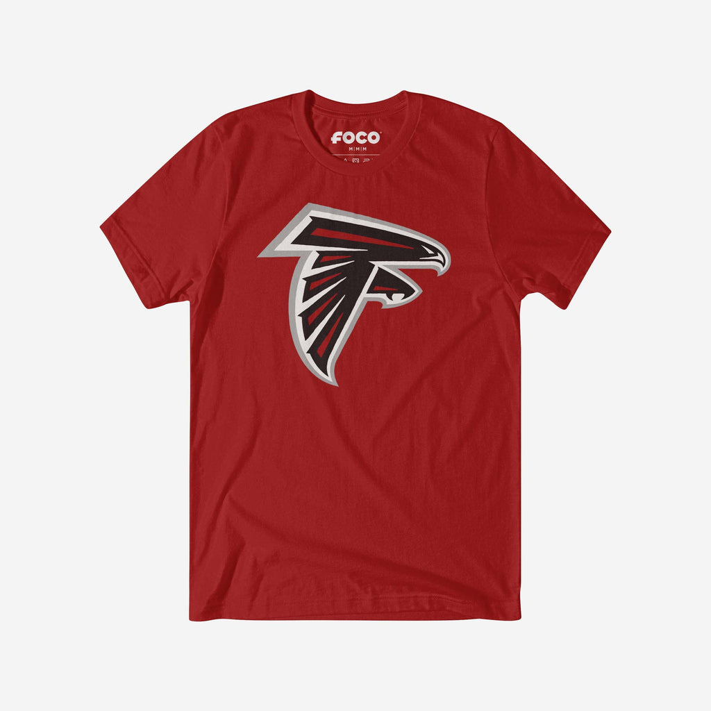 Atlanta Falcons Primary Logo T-Shirt FOCO Canvas Red S - FOCO.com