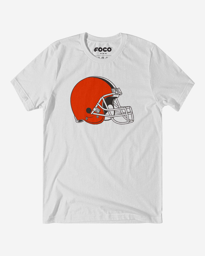 Cleveland Browns Primary Logo T-Shirt FOCO White S - FOCO.com