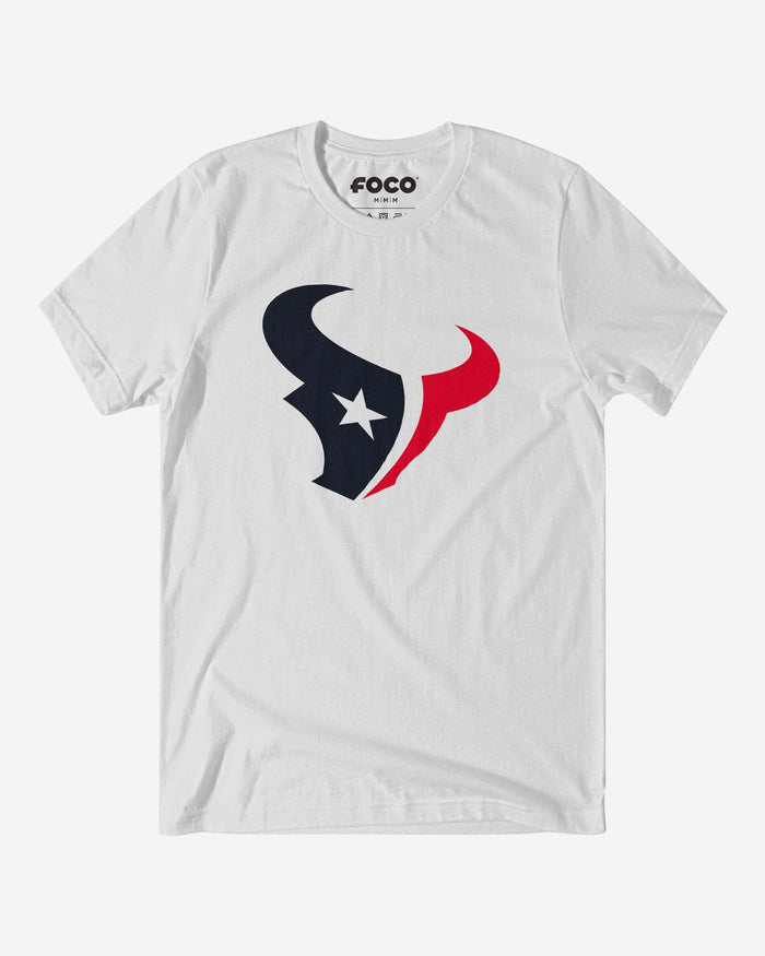 Houston Texans Primary Logo T-Shirt FOCO White S - FOCO.com