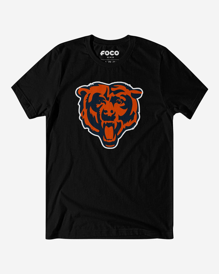 Chicago Bears Primary Logo T-Shirt FOCO Black S - FOCO.com