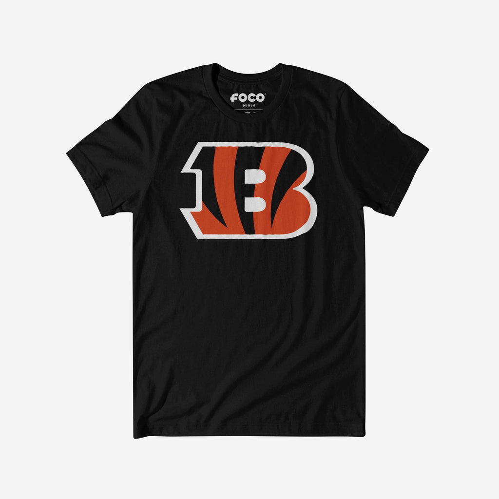 Cincinnati Bengals Primary Logo T-Shirt FOCO Black S - FOCO.com