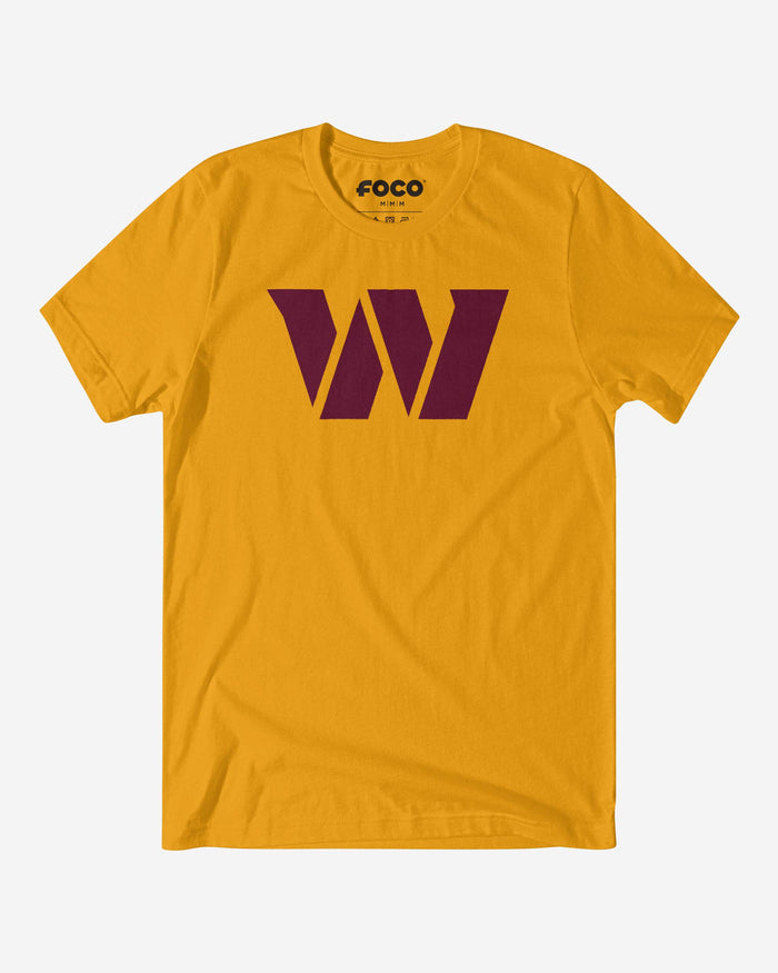 Washington Commanders Primary Logo T-Shirt FOCO Gold S - FOCO.com