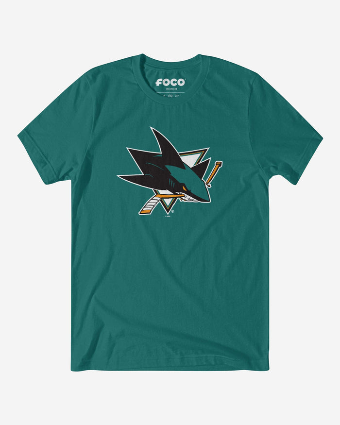 San Jose Sharks Primary Logo T-Shirt FOCO Marine S - FOCO.com