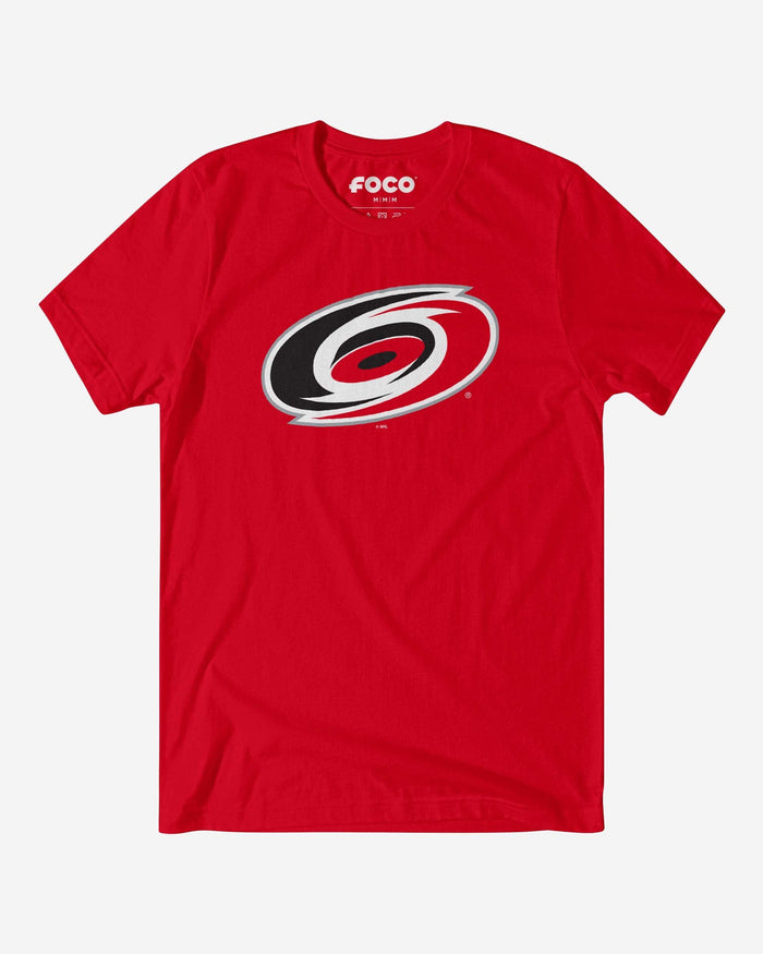 Carolina Hurricanes Primary Logo T-Shirt FOCO Red S - FOCO.com