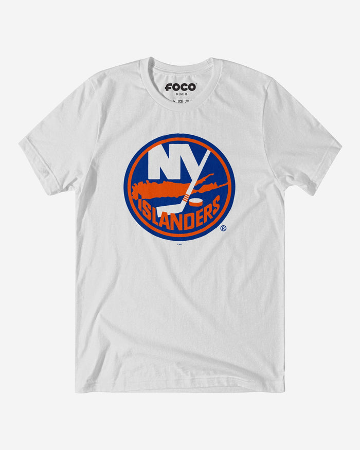 New York Islanders Primary Logo T-Shirt FOCO White S - FOCO.com