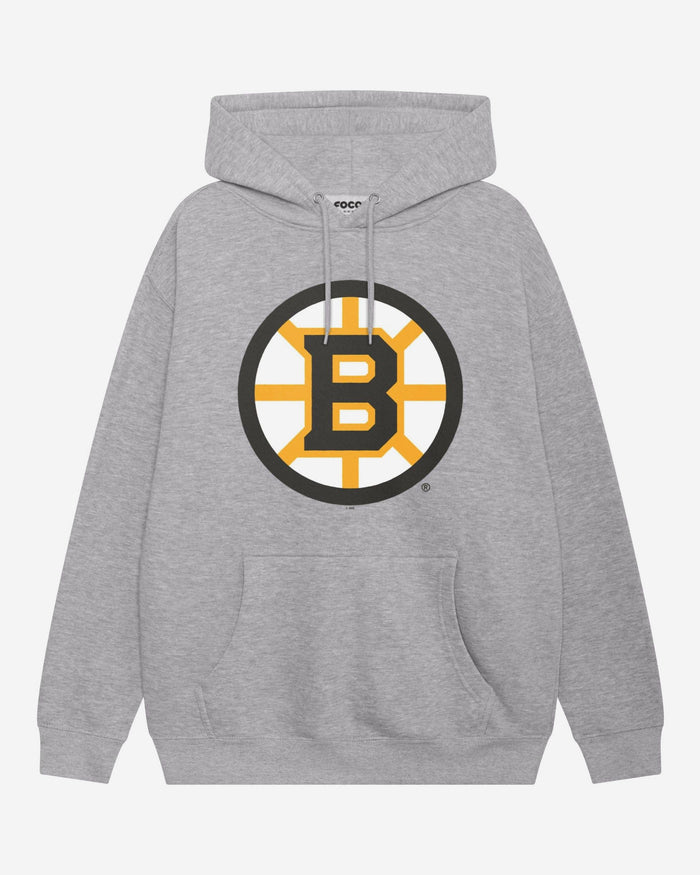 Boston Bruins Primary Logo Hoodie FOCO Athletic Heather S - FOCO.com