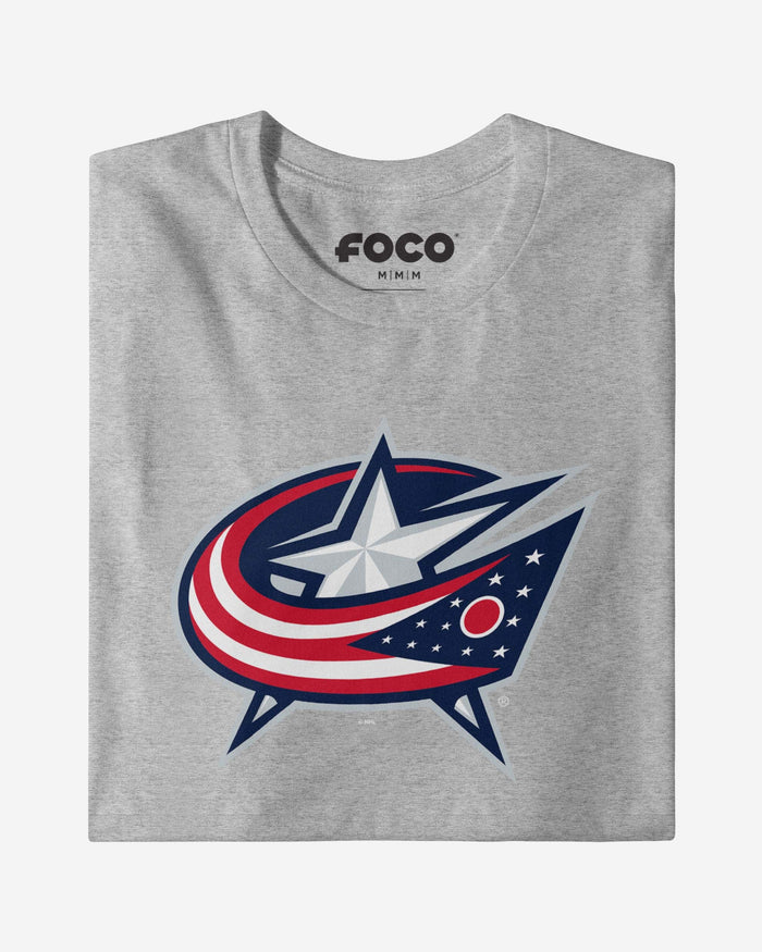 Columbus Blue Jackets Primary Logo T-Shirt FOCO - FOCO.com