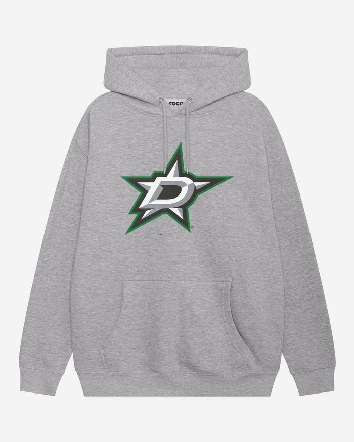 Dallas Stars Primary Logo Hoodie FOCO Athletic Heather S - FOCO.com