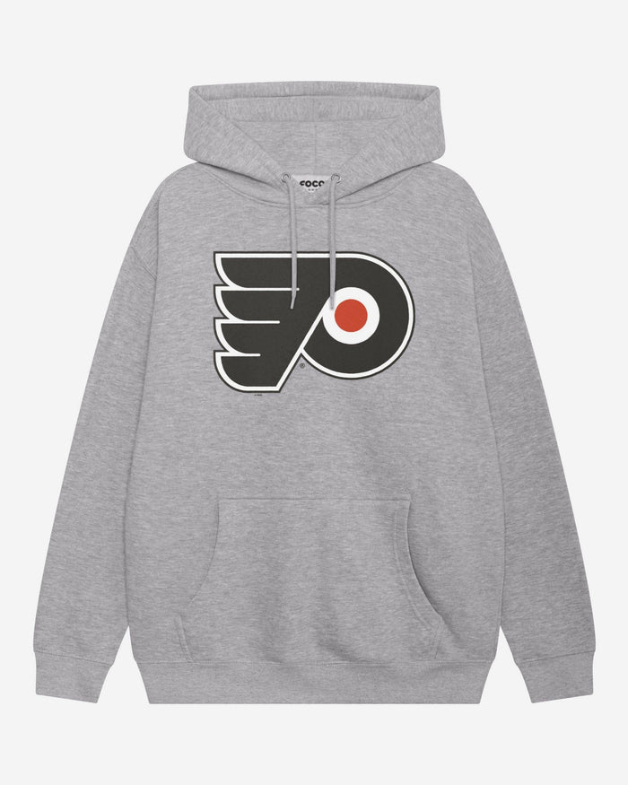 Philadelphia Flyers Primary Logo Hoodie FOCO Athletic Heather S - FOCO.com