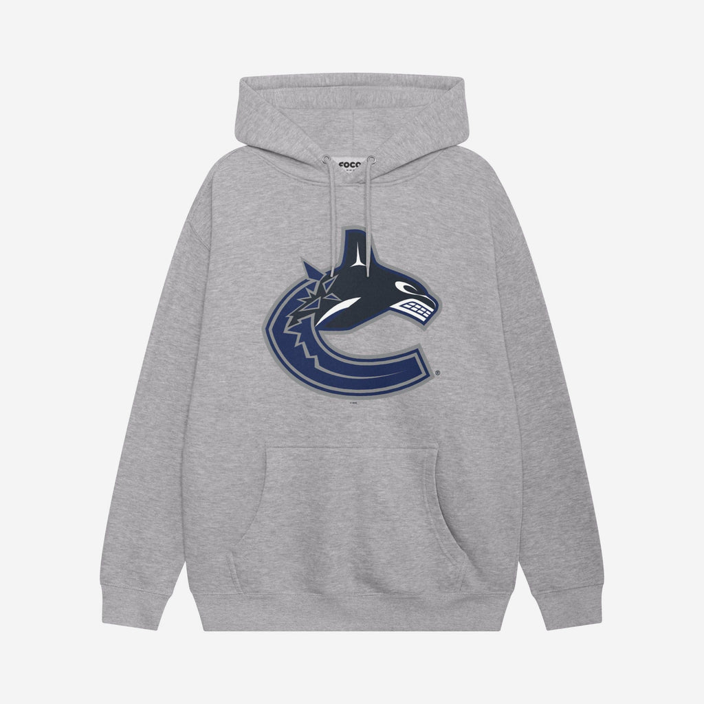 Vancouver Canucks Primary Logo Hoodie FOCO Athletic Heather S - FOCO.com