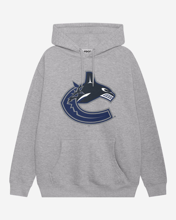 Vancouver Canucks Primary Logo Hoodie FOCO Athletic Heather S - FOCO.com