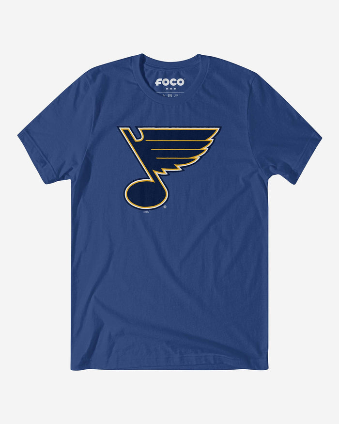 St Louis Blues Primary Logo T-Shirt FOCO True Royal S - FOCO.com