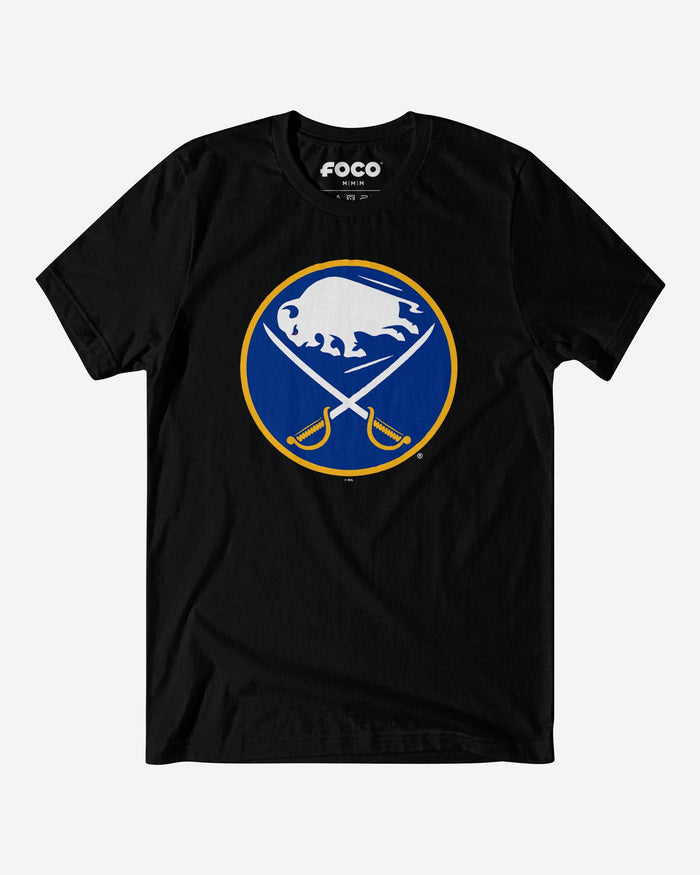 Buffalo Sabres Primary Logo T-Shirt FOCO Black S - FOCO.com