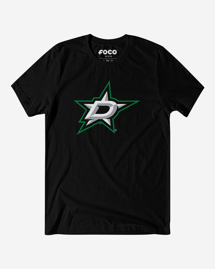 Dallas Stars Primary Logo T-Shirt FOCO Black S - FOCO.com