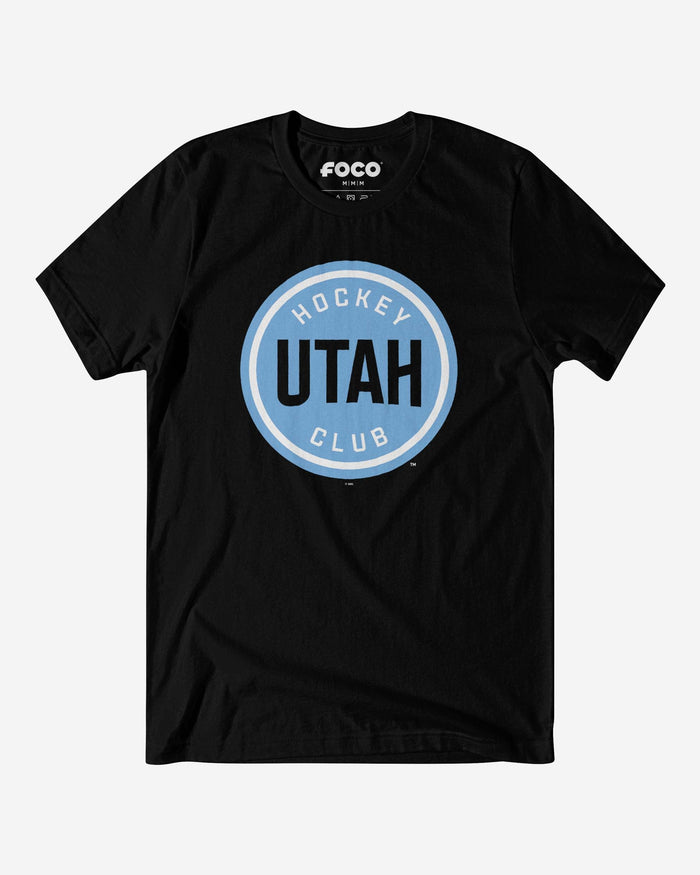 Utah Hockey Club Primary Logo T-Shirt FOCO Black S - FOCO.com