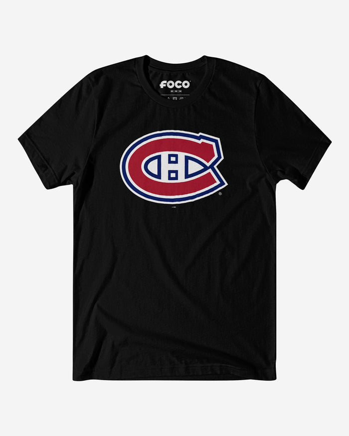 Montreal Canadiens Primary Logo T-Shirt FOCO Black S - FOCO.com