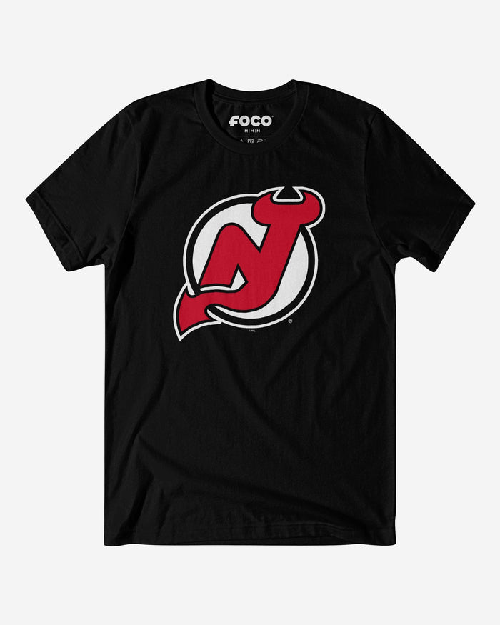 New Jersey Devils Primary Logo T-Shirt FOCO Black S - FOCO.com