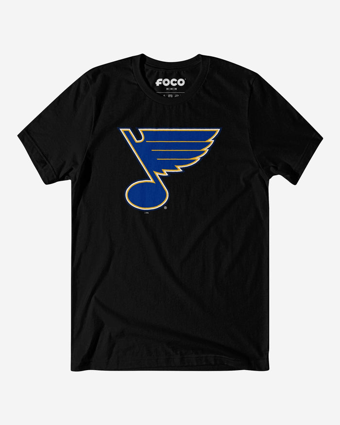 St Louis Blues Primary Logo T-Shirt FOCO Black S - FOCO.com