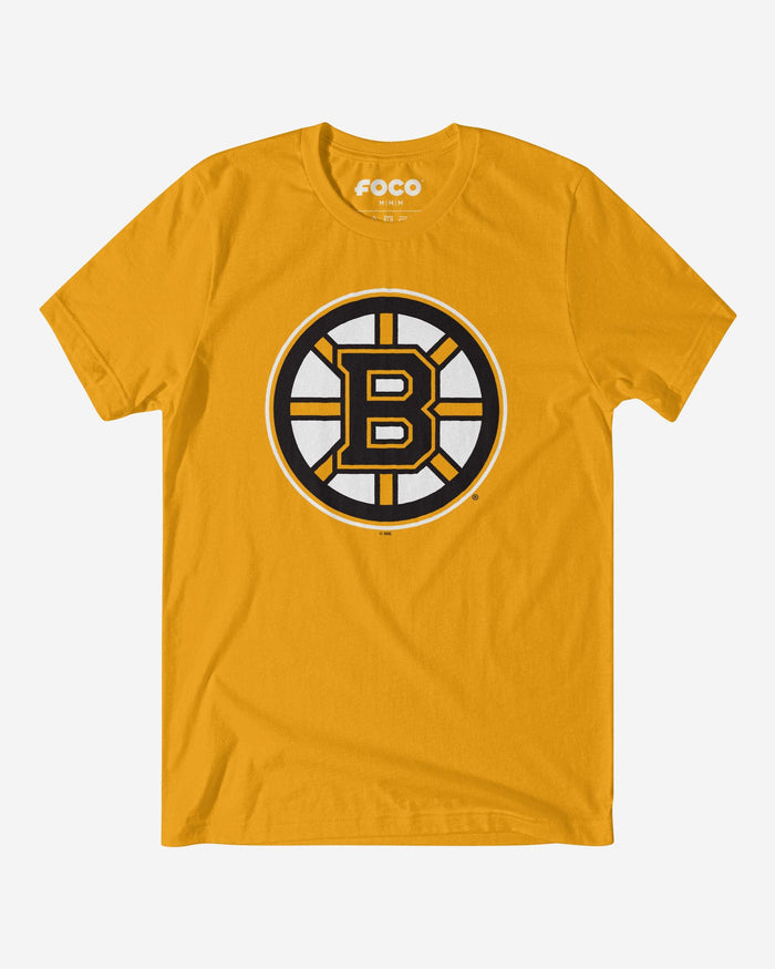 Boston Bruins Primary Logo T-Shirt FOCO Gold S - FOCO.com