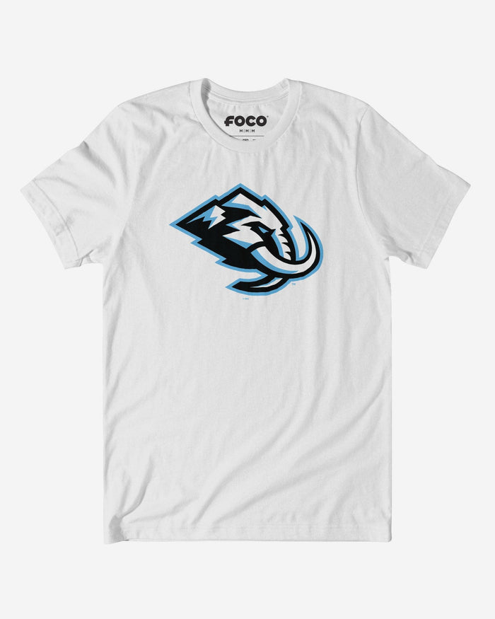 Utah Mammoth Primary Logo T-Shirt FOCO White S - FOCO.com