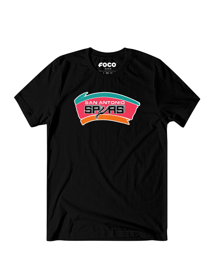 San Antonio Spurs Retro Logo T-Shirt FOCO Teal S - FOCO.com