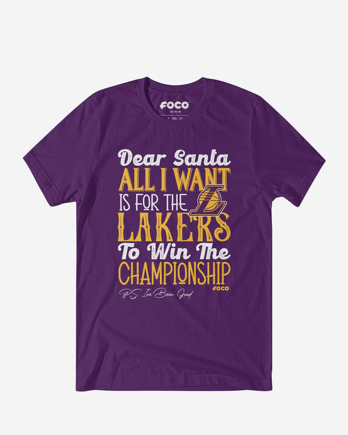 Los Angeles Lakers All I Want T-Shirt FOCO S - FOCO.com