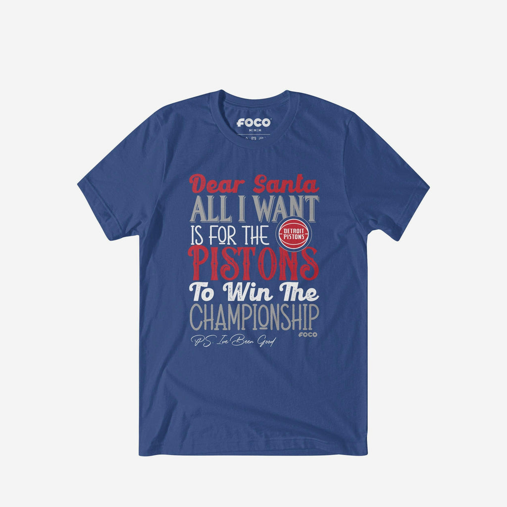 Detroit Pistons All I Want T-Shirt FOCO S - FOCO.com