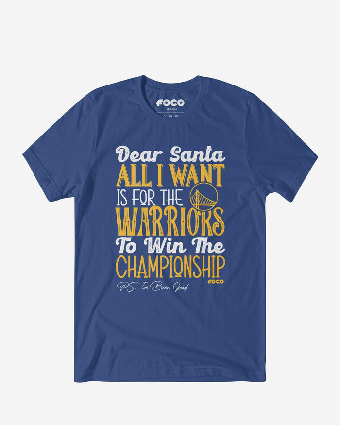 Golden State Warriors All I Want T-Shirt FOCO S - FOCO.com