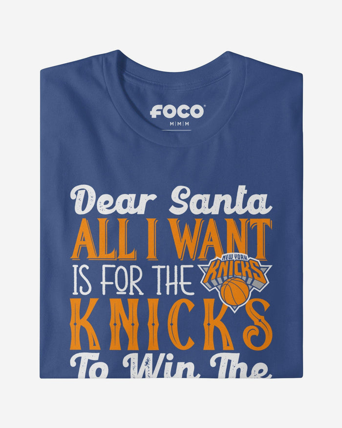 New York Knicks All I Want T-Shirt FOCO S - FOCO.com
