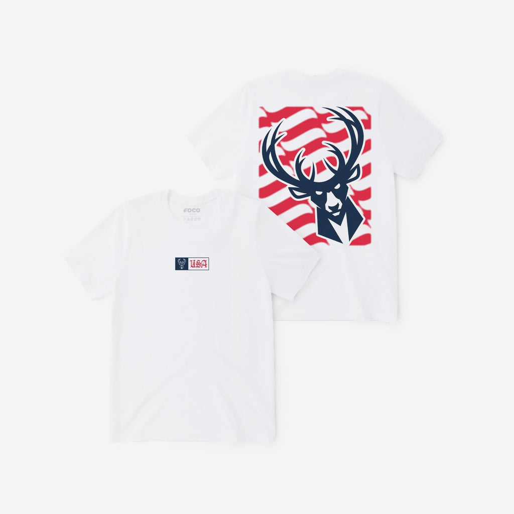 Milwaukee Bucks American Heritage T-Shirt FOCO S - FOCO.com