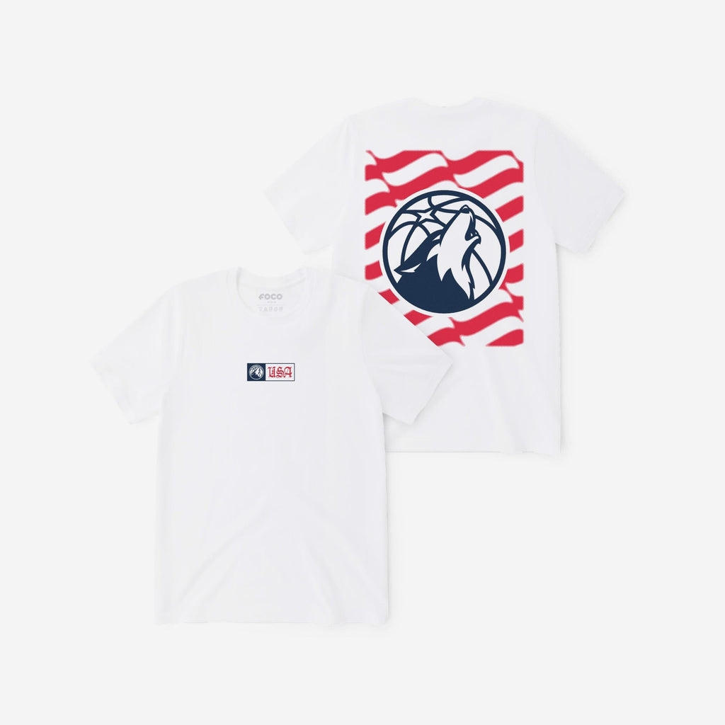 Minnesota Timberwolves American Heritage T-Shirt FOCO S - FOCO.com