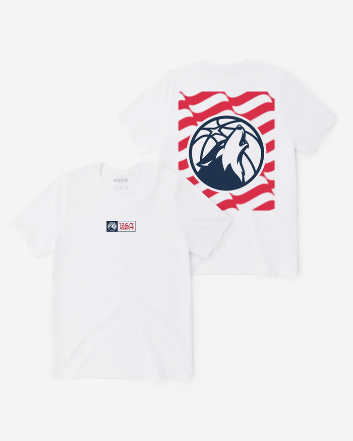 Minnesota Timberwolves American Heritage T-Shirt FOCO S - FOCO.com