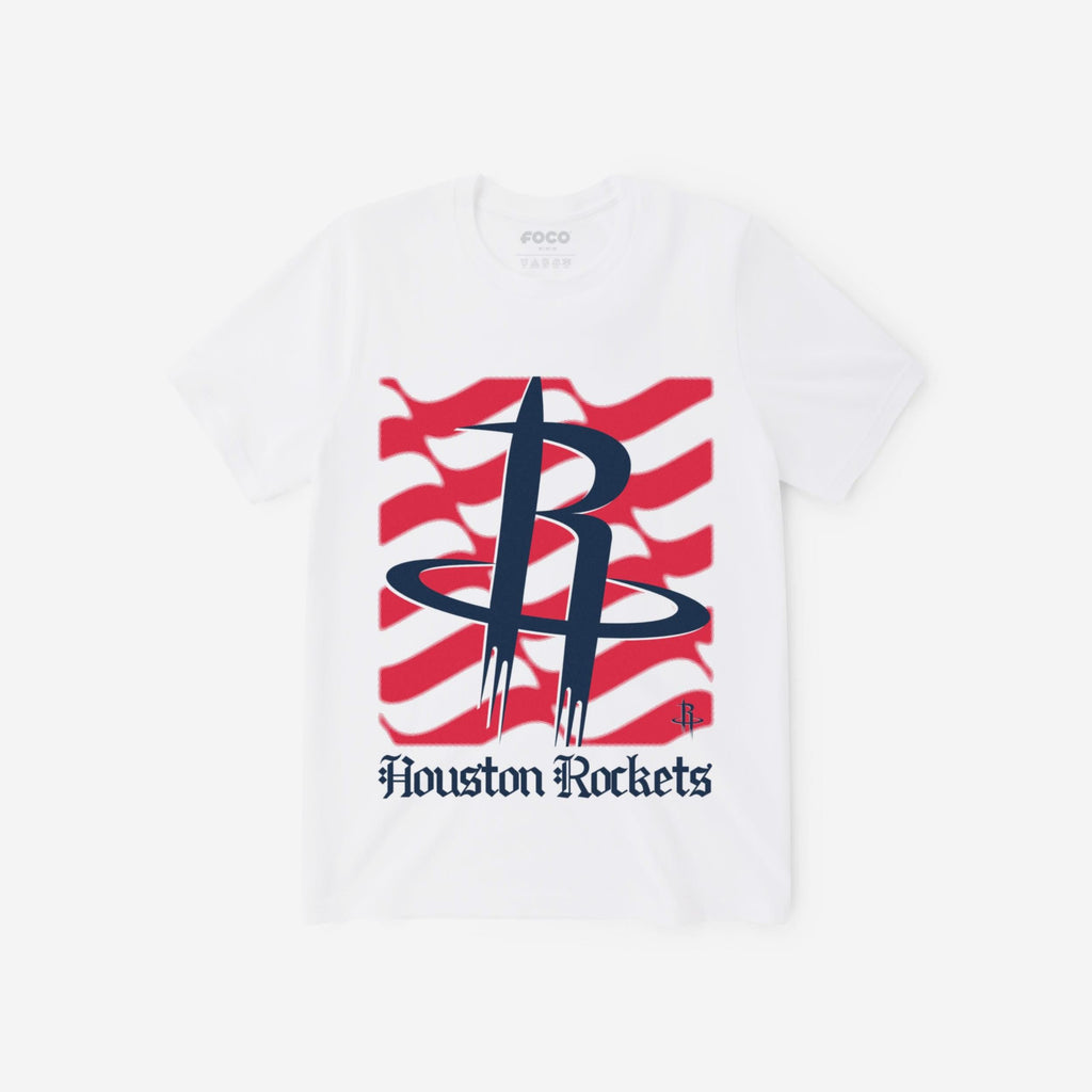 Houston Rockets American Heritage Wordmark T-Shirt FOCO S - FOCO.com